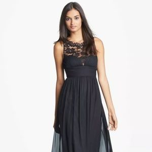 Aidan Mattox Lace and silk gown